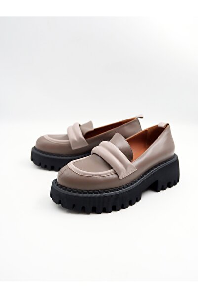 Tenau Kadın Hakiki Deri Loafer