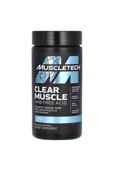 MUSCLETECH Clear Muscle Hmb Free Acid, 84 Softgels