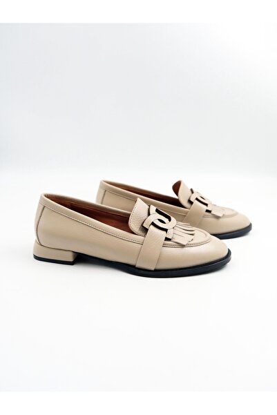 Tenau Kadın Hakiki Deri Loafer Ayakkabı