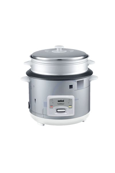 Sanford Rice Cooker Automatic Cooking 1.8L 700W - Silver