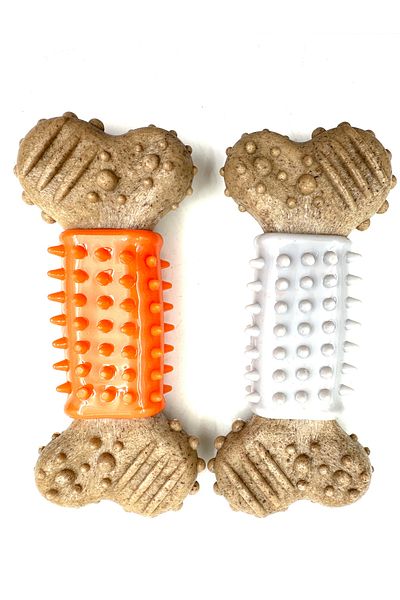 Tasma Market Small Children's Spoon Set – Anti-Tartar Bone Toy and Teether Set of 2 m
