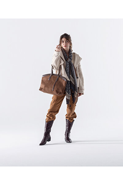 MODA Kaşe Kumaş Balıksırtı Desen Ceket