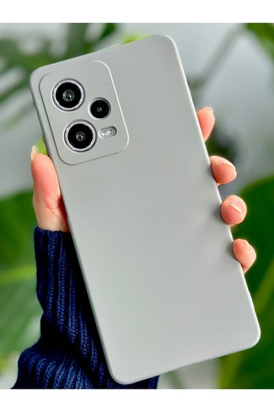 Go Aksesuar حافظة سيليكون مرنة متوافقة مع هاتف Redmi Note 12 Pro 5G