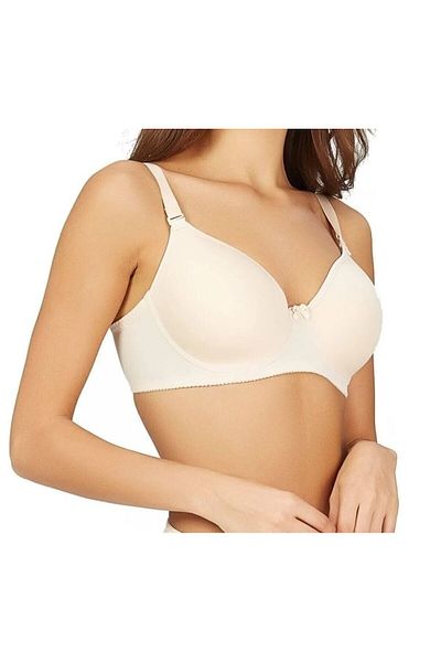 Kom Women's Underwire Covered Bra - Support Özgür Model Kq.Oldystyn.1K.M1.K4