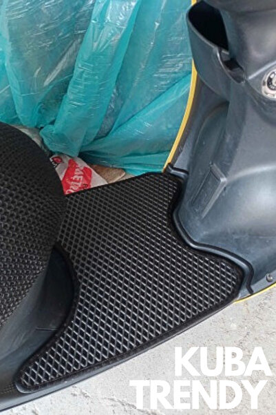 OTOMOTİF Kuba Trendy Motorsiklet Uyumlu Eva Paspas (SİYAH)