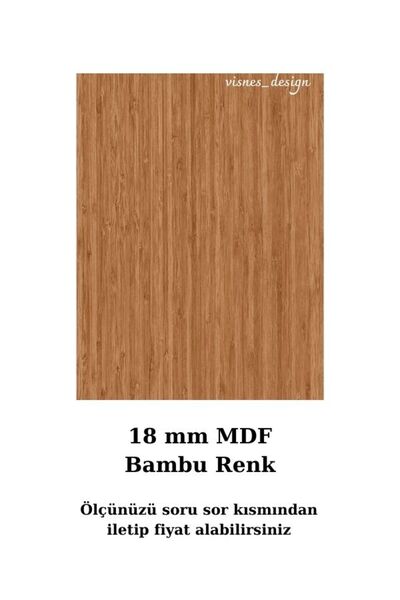 VISNES Özel Ölçü Mdf Dolap İçi Raf Kapak Banyo Dolap Kapağı Mutfak Dolap Kapa...