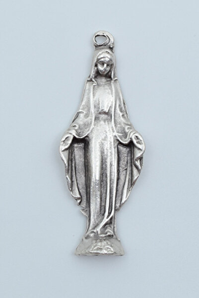 Bu Farklı Meryem Ana Gümüş Kaplama Kolye Ucu