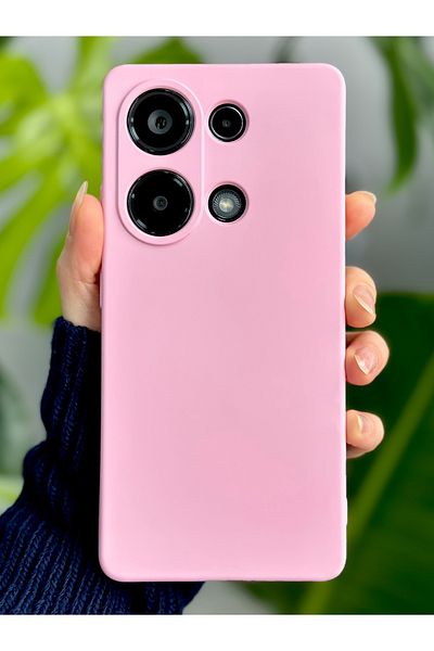 Go Aksesuar حافظة سيليكون مرنة متوافقة مع Redmi Note 13 Pro 4G