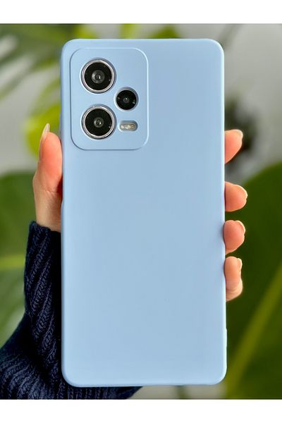 Go Aksesuar حافظة سيليكون مرنة متوافقة مع هاتف Redmi Note 12 Pro 5G
