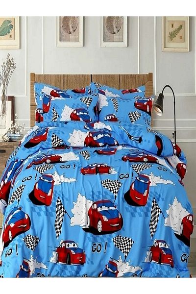 uykulife home collection طقم غطاء لحاف بنمط سيارة من UYKULIFE