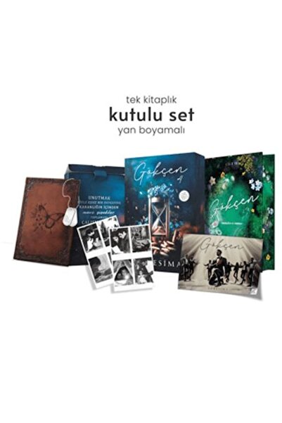 İthaki Yayınları Gökçen 4 - Yan Boyamalı Hediyeli Kutu (Ciltli)