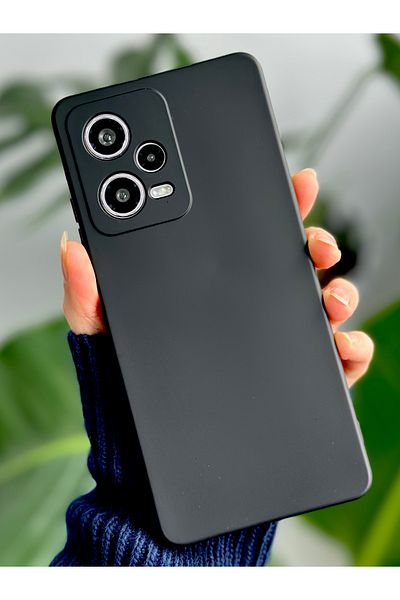 Go Aksesuar حافظة سيليكون مرنة متوافقة مع هاتف Redmi Note 12 Pro 5G