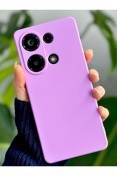 Go Aksesuar حافظة سيليكون مرنة متوافقة مع Redmi Note 13 Pro 4G