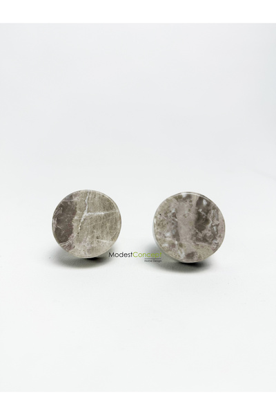 Modestmar Gri Mermer Kulp, Dolap Kulpu, Çekmece Kulpu, Mobilya Kulpu, Mermer ...