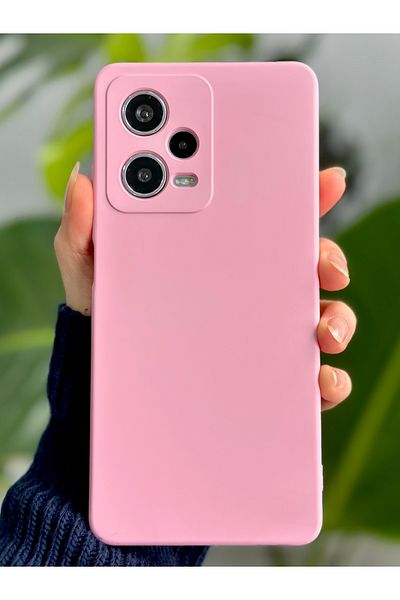 Go Aksesuar حافظة سيليكون مرنة متوافقة مع هاتف Redmi Note 12 Pro 5G
