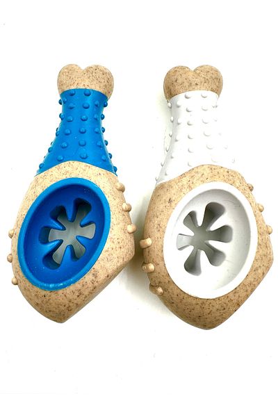 Tasma Market Chicken Thigh Durable Dog Biting Toy Set of 2 XL