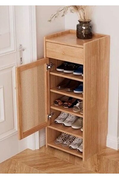 Genel Markalar doğal ahşap hazeranlı ayakkabılık