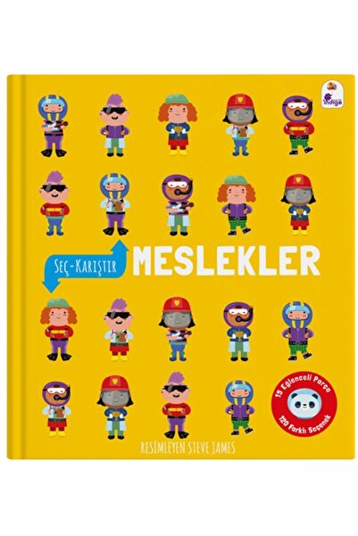 İndigo Çocuk Seç – Karıştır : Meslekler (15 Eğlenceli Parça, 120 Farklı Seçenek)