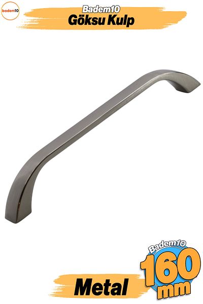 Badem10 Göksu (160 mm - 16 cm) Mobilier din metal inox Sertar de bucătărie Dulap Ușă dulap Mâner Mâner