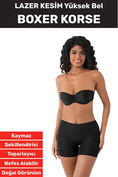 Wintoup No Trace Non-Slip Firming Lifting Shaping Laser Cut Boxer Corset