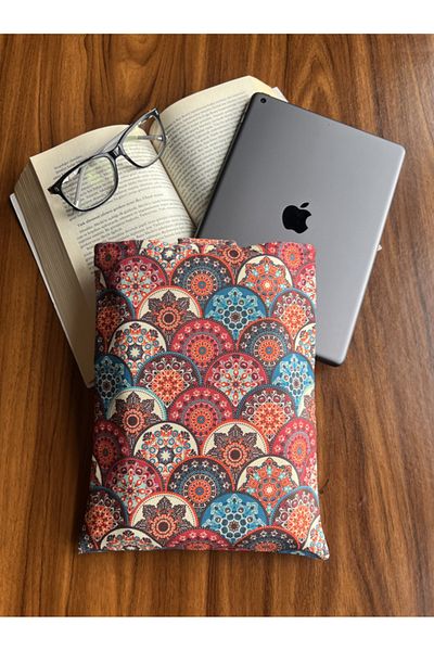 AKSESUARSEPETİ Handmade Ethnic Patterned Pocket Case Bag, Tablet Case, Book Case, Organizer Bag,