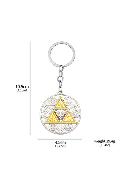 Choice 01 سلسلة مفاتيح دائرية مستوحاة من لعبة Breath of the Wild، سلسلة مفاتي...