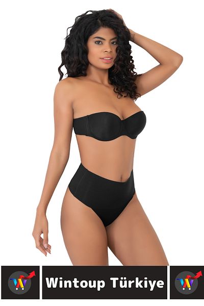 Wintoup Nu măsărește Anti-alunecare Fermitate Lifting Body Shaper CUT LASER Chiloți corset