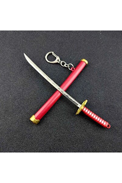 Choice5 سلسلة مفاتيح K769-red على شكل سيف رورونوا زورو الصغير من الأنيمي مع غ...