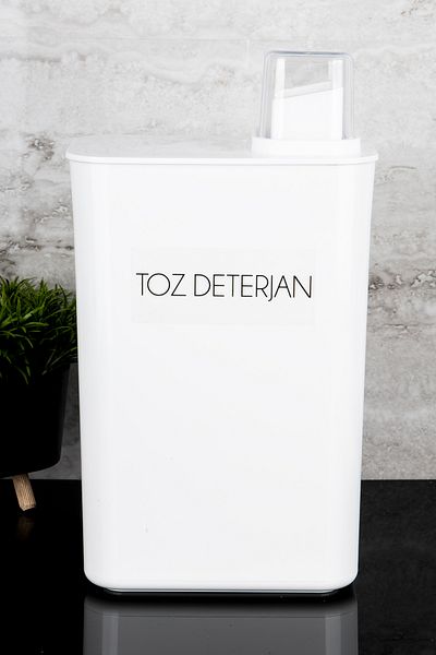 Dolkin Home Self Scale Detergent Cup Seta 3000ml with Label Storage Box