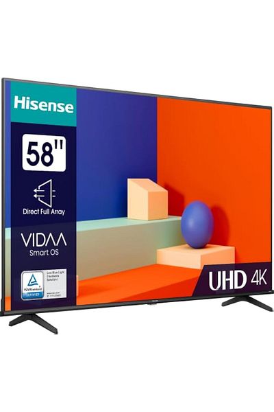 Hisense 58 Inch Smart TV 4K UHD LCD Dolby Vision,Enhancer,VIDAA U5 OS, Youtube, Netflix WiFi,