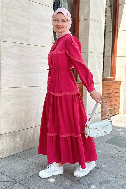 Gizce Umay Pink Dress