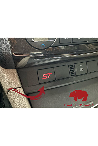 TEARNOW Focus Fiesta Mondeo Courier St Uyumlu Mini Sticker - Parlak Kırmızı