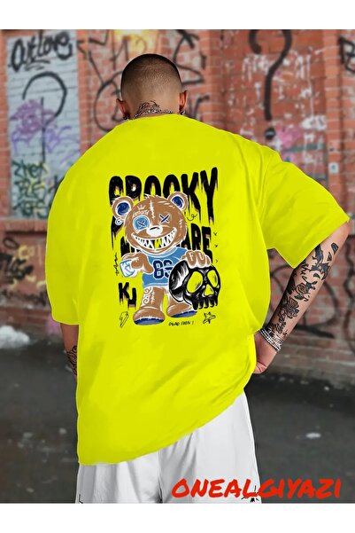 oneagılyazı JEZIVI MEDVED Nazad Štampano Oversize kroj T-shirt