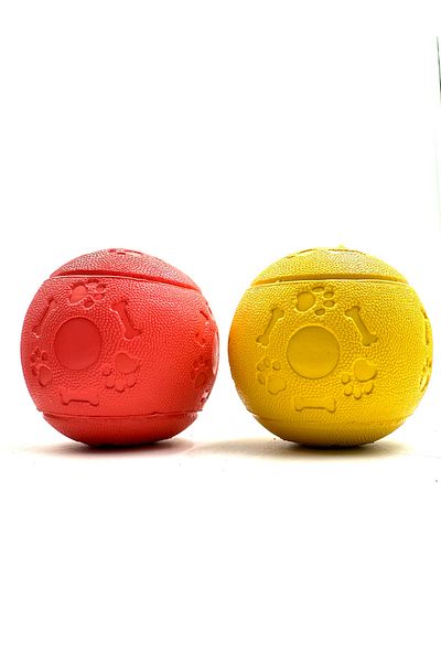 Tasma Market Play Ball Set - Sturdy Dog Games with Storage Container 2Pcs