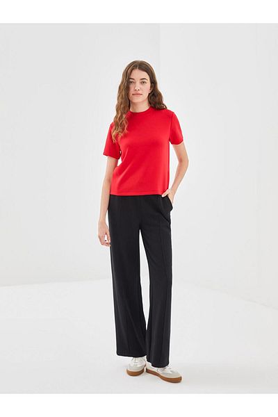LC Waikiki Lcw Vision Stand Collar Women's T-Shirt