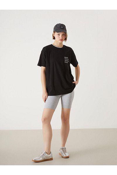 LC Waikiki Tricou oversize pentru damă, cu imprimeu XSIDE ACTIVE