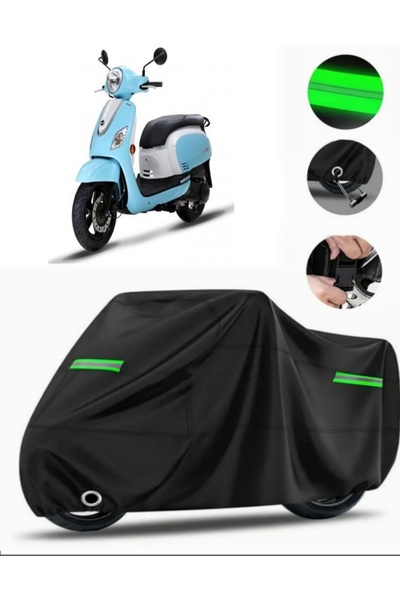 MotoEN قماش القنب الممتاز المتوافق مع Sym Fiddle III 200i للدراجات النارية (م...