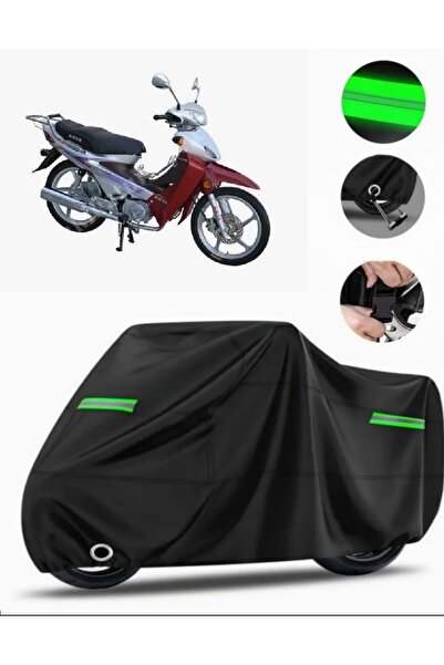 MotoEN غطاء دراجة نارية متوافق مع Asia AS 100-8 Premium (متوافق مع القفل) - أ...