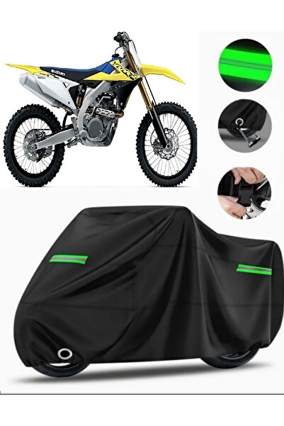 MotoEN سوزوكي RM Z250 متوافق مع القماش المشمع للدراجات النارية Premium (متواف...