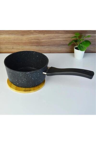 abnturk 18cm Döküm Granit Yanmaz Yapışmaz Sütlük Sosluk Derin Tava Yumurta Ha...