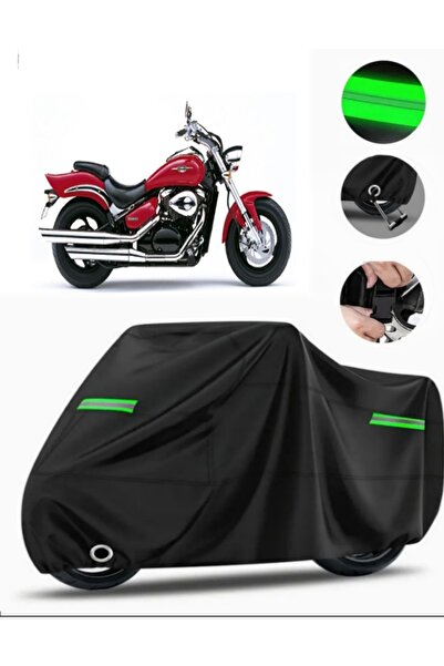 MotoEN سوزوكي VL 800 Intruder متوافق مع القماش المشمع للدراجات النارية Premiu...