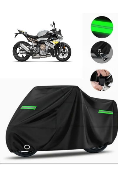 MotoEN غطاء دراجة نارية متوافق مع Bmw S 1000 RR Premium (متوافق مع القفل) - أ...