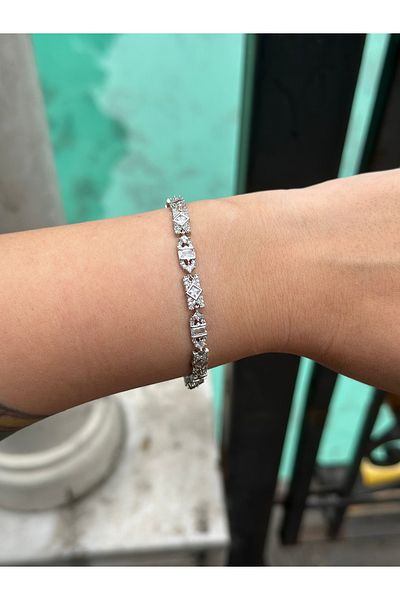 Store 316L Steel Luminous Chain Silver Tarnish-Free Bracelet