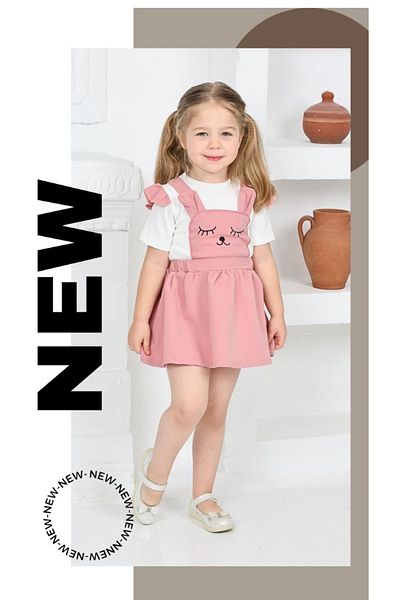 ARBİ kids Rochie salopeta imprimata fetita rochie de sarbatoare varsta mica