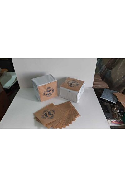 ambalajtoptancısı Hamburger Kağıdı Şamua Kraft 15x15 Cm 100 Adetli Paket