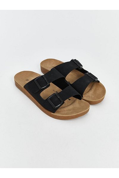 LC Waikiki Papuci pentru bărbați cu dungi duble LCW STEPS