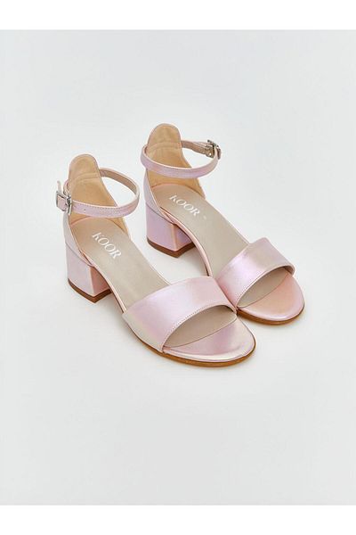 LC Waikiki Lcw Steps Leather Look Girl's Heeled Shoes