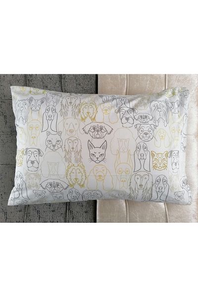Taç Cat & Dog Pillow Case 50X70 Cm. Ranforce Crown