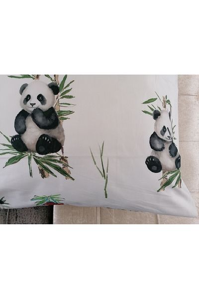 Taç Panda Pillow Case - Taç Ranforce 50X70 cm
