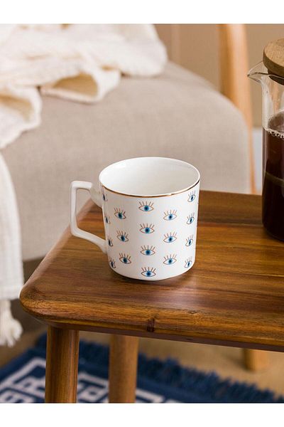 LC Waikiki Lcw Home Eye Printed Porcelain Mug 360 ml